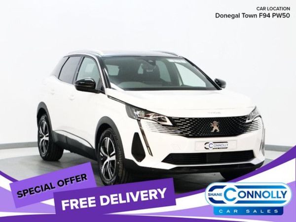 Peugeot 3008 SUV, Petrol Hybrid, 2023, White