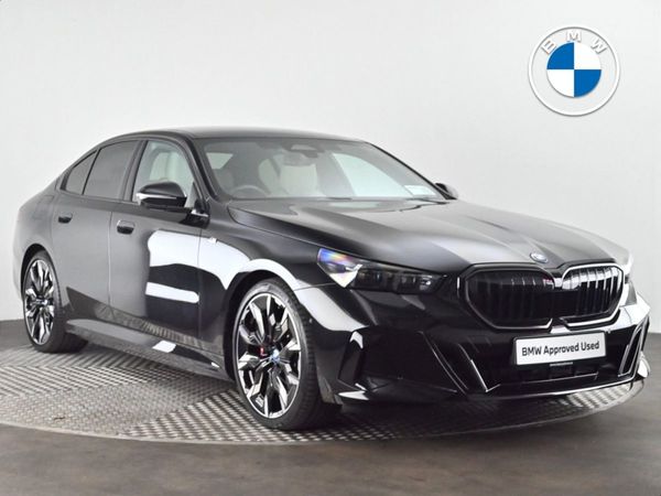 BMW 5-Series Saloon, Petrol Plug-in Hybrid, 2025, Black
