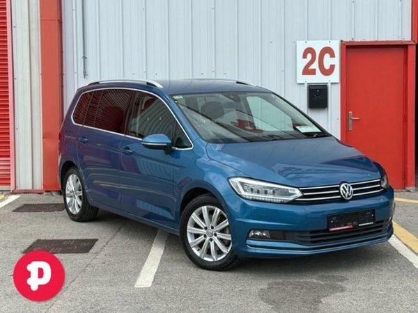 Volkswagen Touran MPV, Diesel, 2019, Blue
