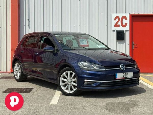 Volkswagen Golf Hatchback, Petrol, 2019, Blue