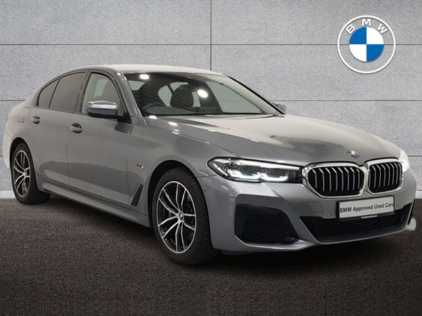 BMW 5-Series Saloon, Petrol Plug-in Hybrid, 2022, Grey