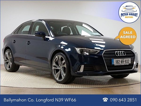 Audi A3 Saloon, Diesel, 2018, Blue