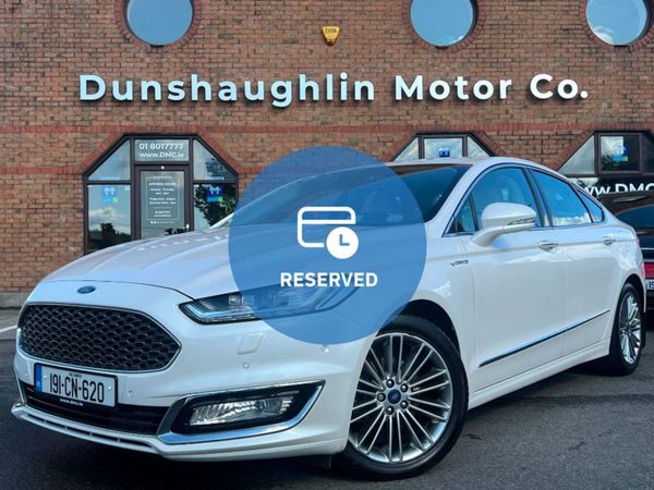 Ford Mondeo Saloon, Hybrid, 2019, White