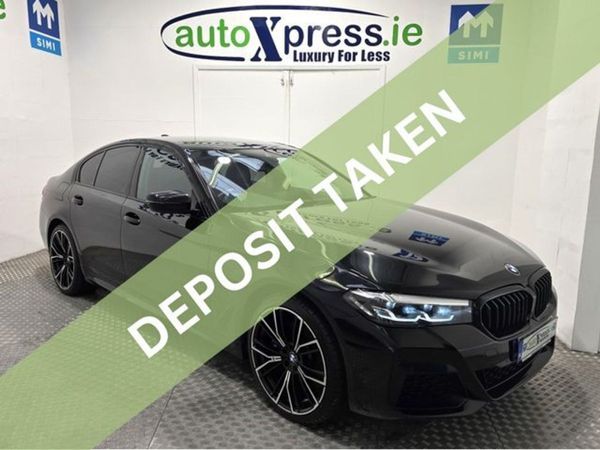 BMW 5-Series Saloon, Hybrid, 2020, Black