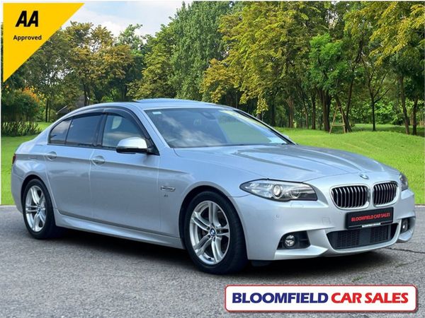 BMW 5-Series Saloon, Diesel, 2015, Silver