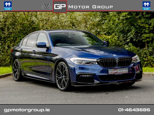 BMW 5-Series Saloon, Petrol Plug-in Hybrid, 2019, Blue