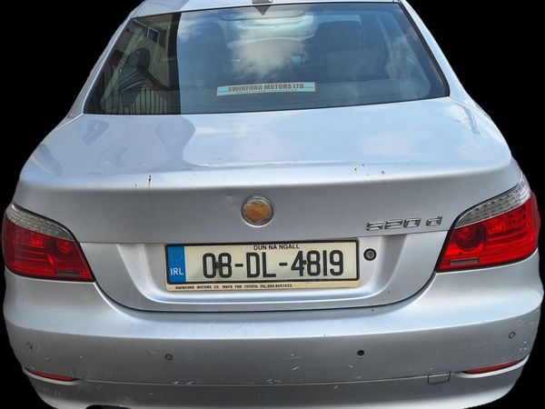 BMW 5-Series Saloon, Diesel, 2008, Silver