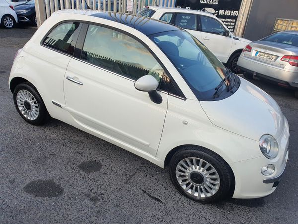 Fiat 500 Hatchback, Petrol, 2011, White
