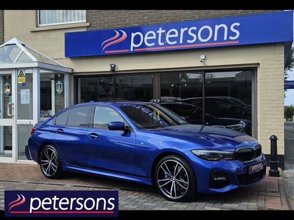 BMW 3-Series Saloon, Petrol Hybrid, 2021, Blue