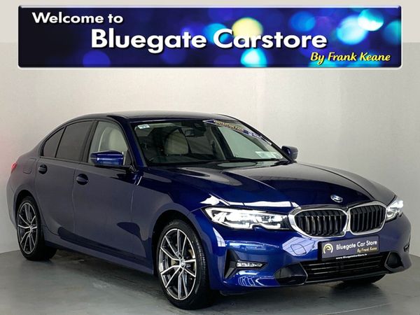 BMW 3-Series Saloon, Petrol Hybrid, 2019, Blue