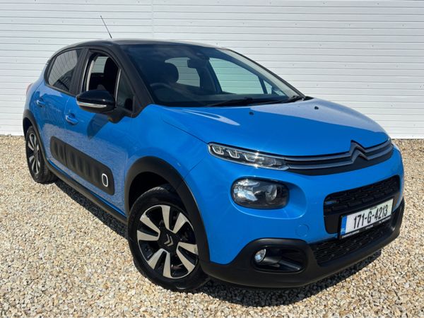 Citroen C3 Hatchback, Petrol, 2017, Blue