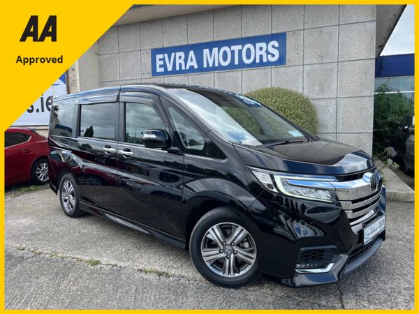 Honda Stepwagon MPV, Petrol Hybrid, 2020, Black