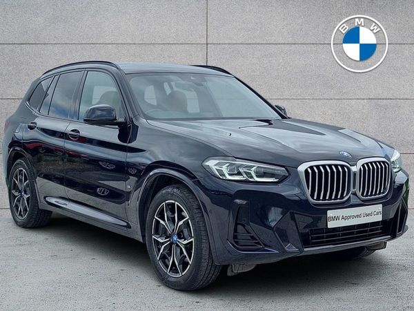 BMW X3 SUV, Petrol Plug-in Hybrid, 2024, Black