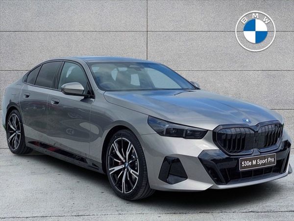 BMW 5-Series Saloon, Petrol Plug-in Hybrid, 2025, Grey
