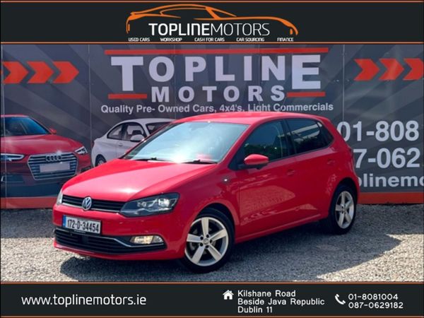 Volkswagen Polo Hatchback, Petrol, 2017, Red
