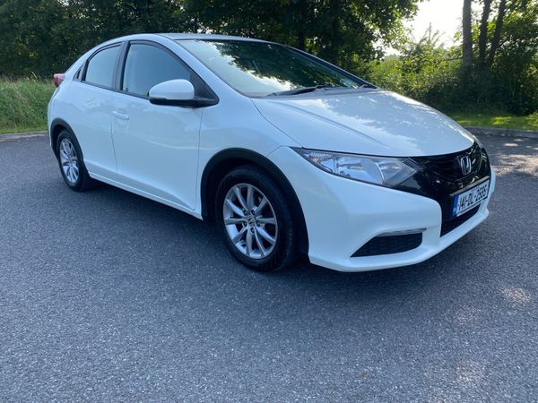 Honda Civic Hatchback, Petrol, 2014, White