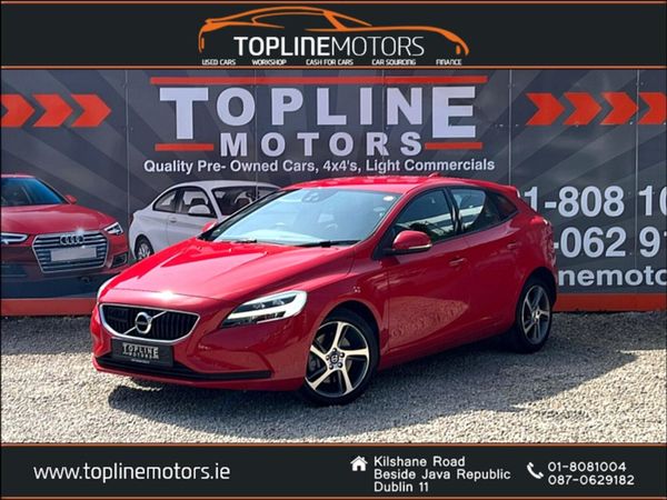 Volvo V40 Hatchback, Diesel, 2018, Red