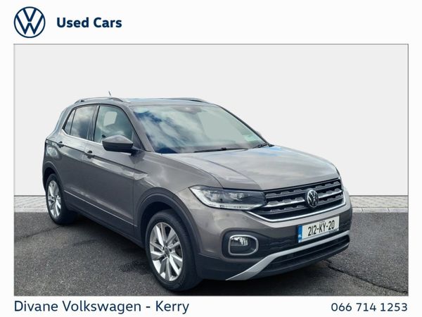 Volkswagen T-Cross Crossover, Petrol, 2021, Grey