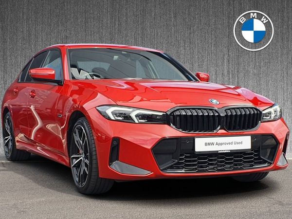 BMW 3-Series Saloon, Petrol Plug-in Hybrid, 2023, Red