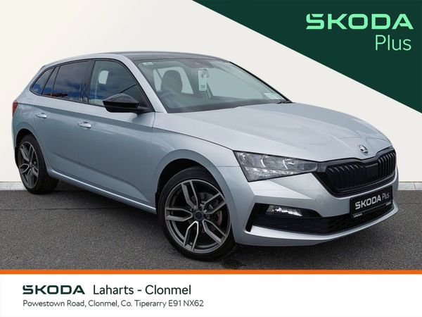 Skoda Scala Hatchback, Petrol, 2021, Silver