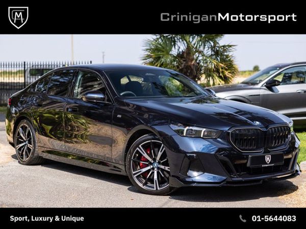 BMW 5-Series Saloon, Hybrid, 2024, Black