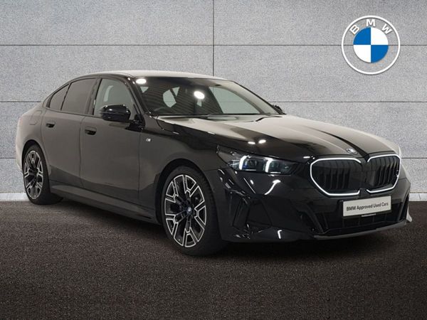BMW 5-Series Saloon, Petrol Plug-in Hybrid, 2025, Black
