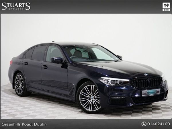 BMW 5-Series Saloon, Hybrid, 2020, Black