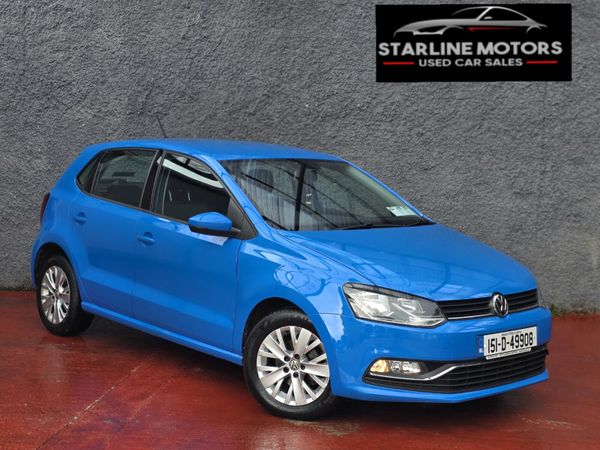 Volkswagen Polo Hatchback, Petrol, 2015, Blue