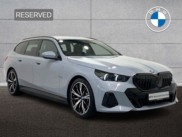 BMW 5-Series Estate, Petrol Plug-in Hybrid, 2024, Grey