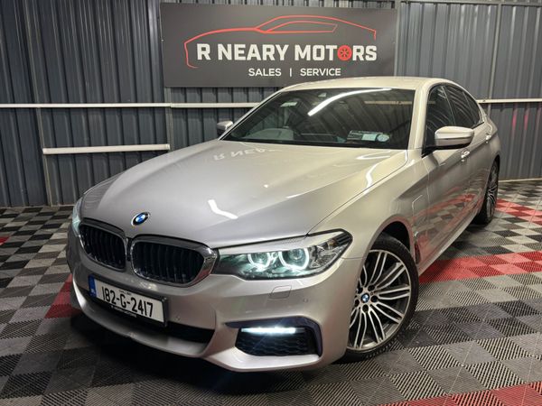 BMW 5-Series Saloon, Petrol Plug-in Hybrid, 2018, Silver