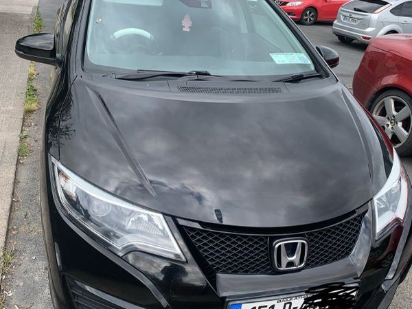 Honda Civic Hatchback, Petrol, 2015, Black