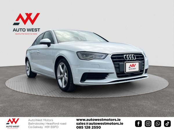 Audi A3 Saloon, Petrol, 2016, White