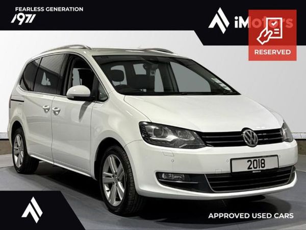 Volkswagen Sharan MPV, Petrol, 2018, White