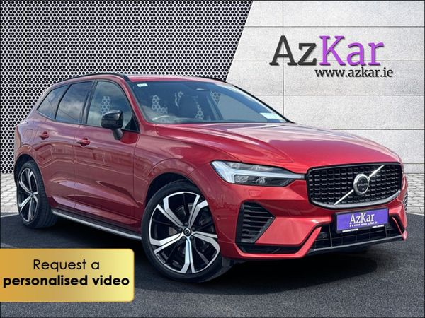 Volvo XC60 SUV, Petrol Plug-in Hybrid, 2022, Red