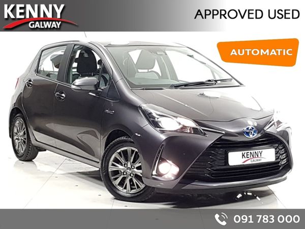 Toyota Yaris Hatchback, Petrol Hybrid, 2018, Grey