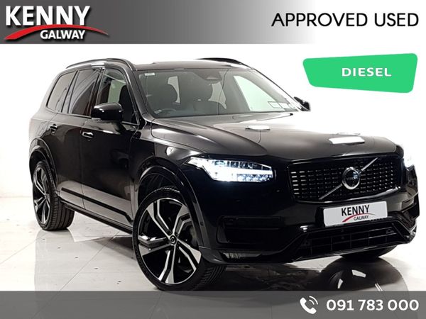 Volvo XC90 Estate, Diesel Hybrid, 2024, Black
