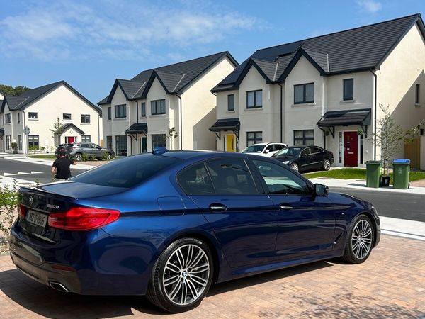BMW 5-Series Saloon, Diesel, 2018, Blue