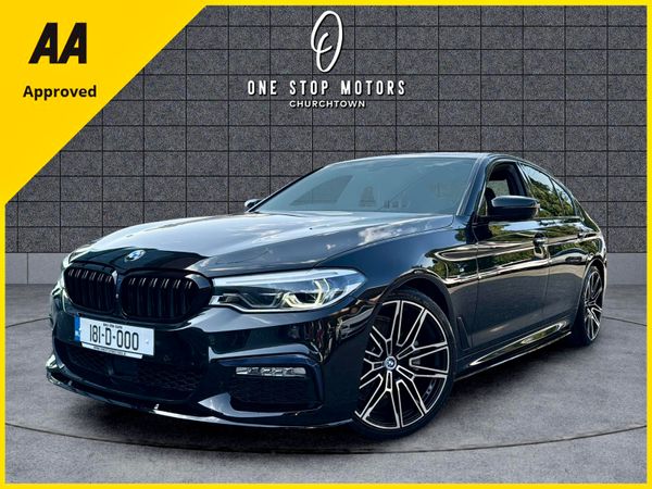 BMW 5-Series Saloon, Diesel, 2018, Black