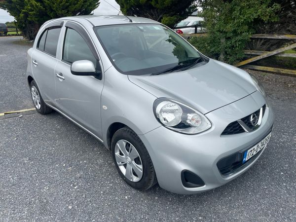 Nissan March Hatchback, Petrol, 2017, Silver
