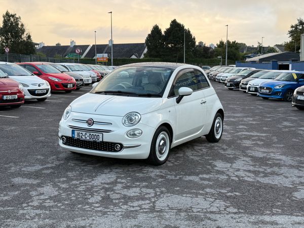 Fiat 500 Hatchback, Petrol, 2016, White
