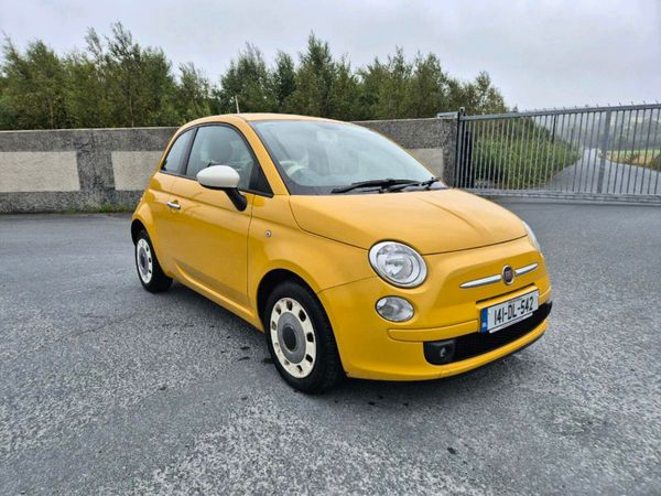 Fiat 500 Hatchback, Petrol, 2014, Beige