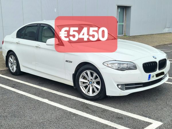 BMW 5-Series Saloon, Diesel, 2012, White