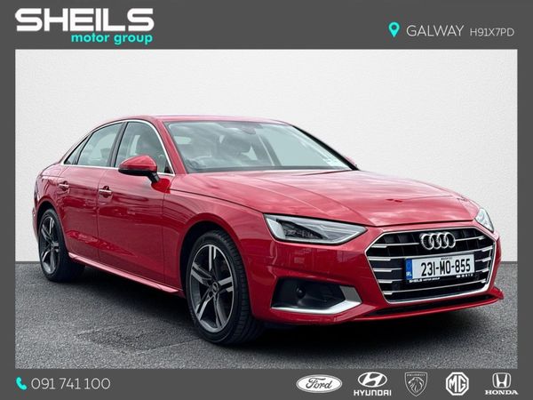 Audi A4 Saloon, Diesel, 2023, Red