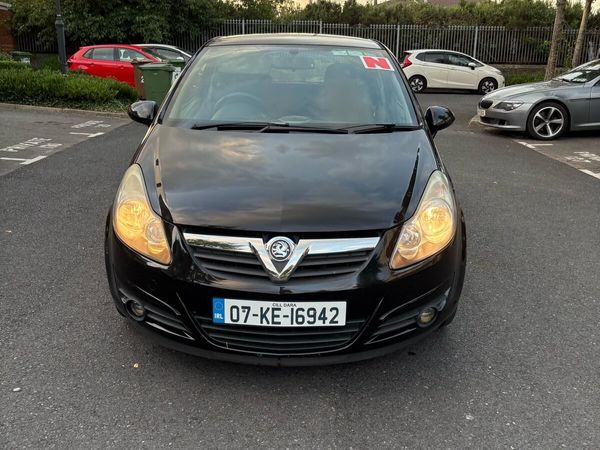 Vauxhall Corsa Hatchback, Petrol, 2007, Black