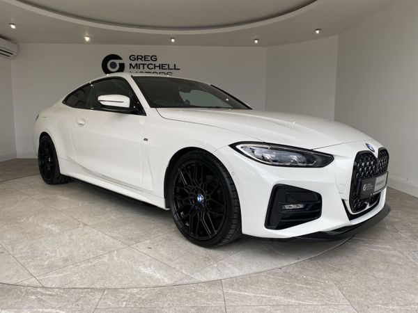 BMW 4-Series Coupe, Diesel Hybrid, 2022, White