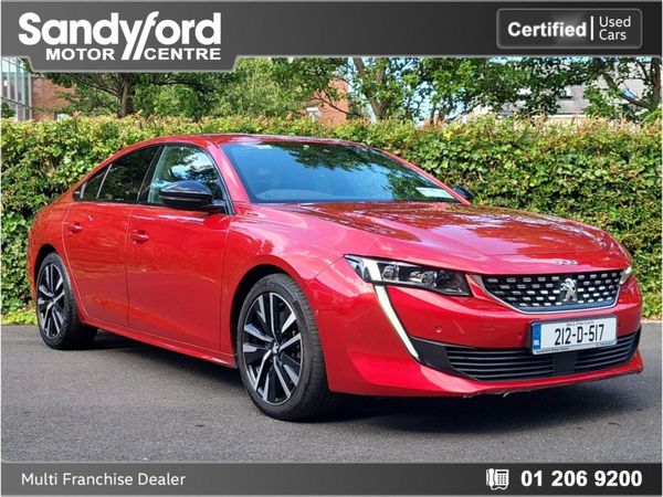 Peugeot 508 Hatchback, Petrol Plug-in Hybrid, 2021, Red