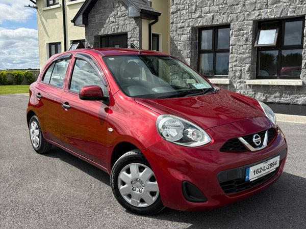 Nissan March Hatchback, Petrol, 2016, Red