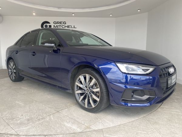 Audi A4 Saloon, Diesel Hybrid, 2023, Blue