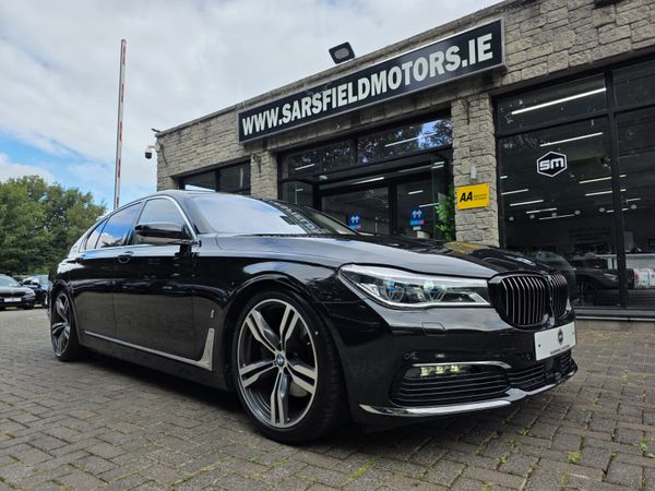 BMW 7-Series Saloon, Petrol Plug-in Hybrid, 2018, Black