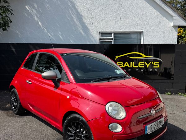 Fiat 500 Hatchback, Petrol, 2012, Red